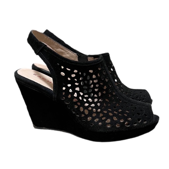 Sasha London Laser Cut Wedges - Picture 2 of 9